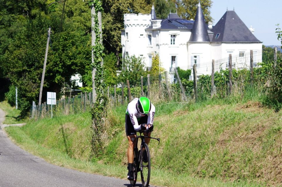 Vuelta Time trial around Pau vinyards - Chateau Anglais 